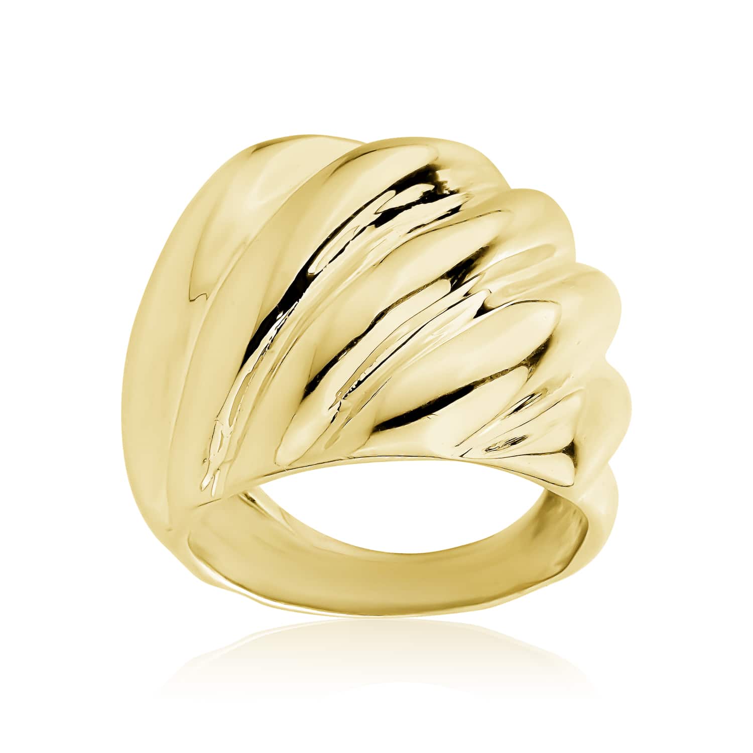 Audrey twist ring