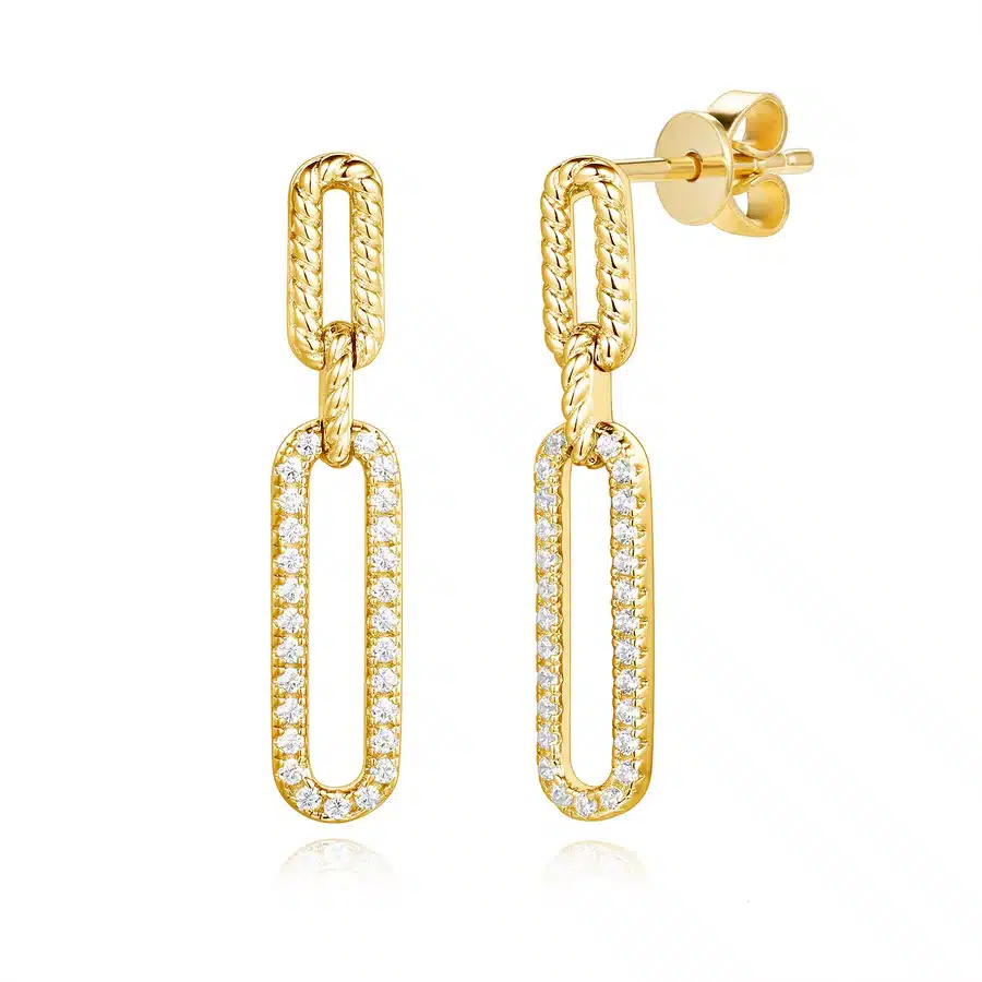 Cindy rope chain earrings
